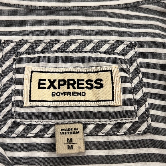 Express Boyfriend Button Down Shirt - Picture 4 of 9